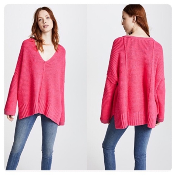 Free People Sweaters - Free People Take Over Me Oversized Chunky Sweater